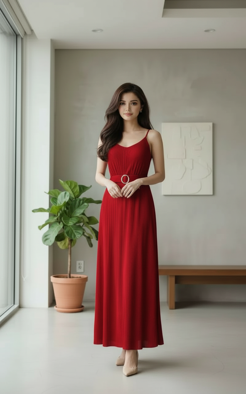 Red Maxi Dress