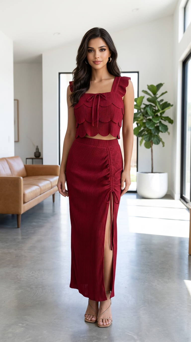 Ribbed Two-Piece Set view 5