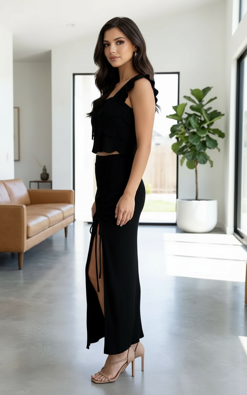 Stylish Black Co-Ord Set view 2