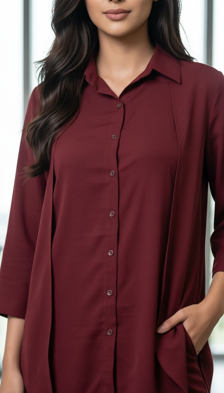Elegant Office Wear Cordset view 4