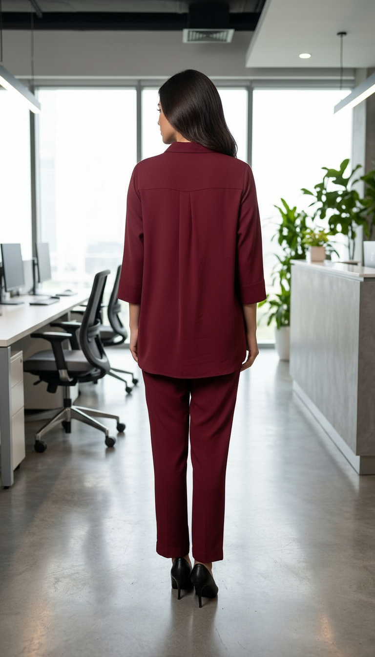 Elegant Office Wear Cordset view 3