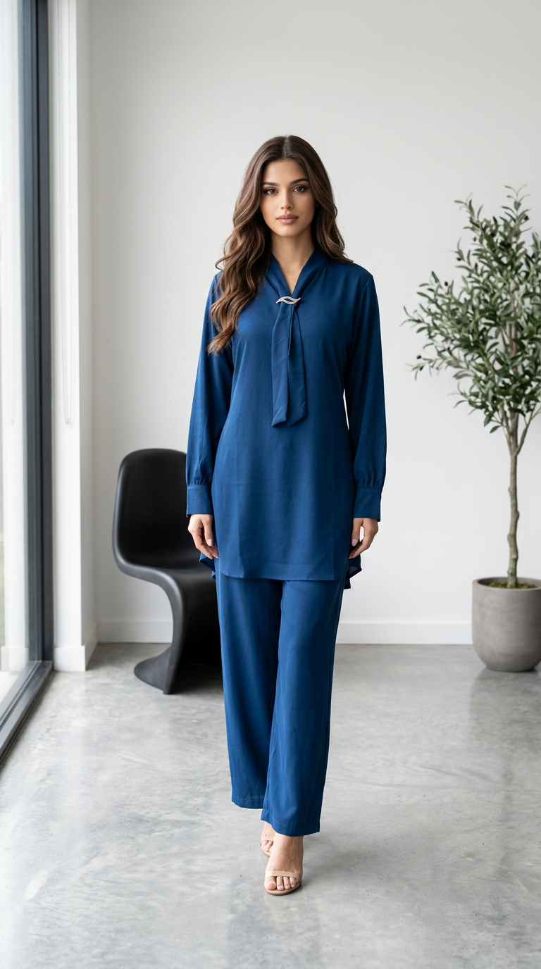 Blue Tunic Cordset view 6