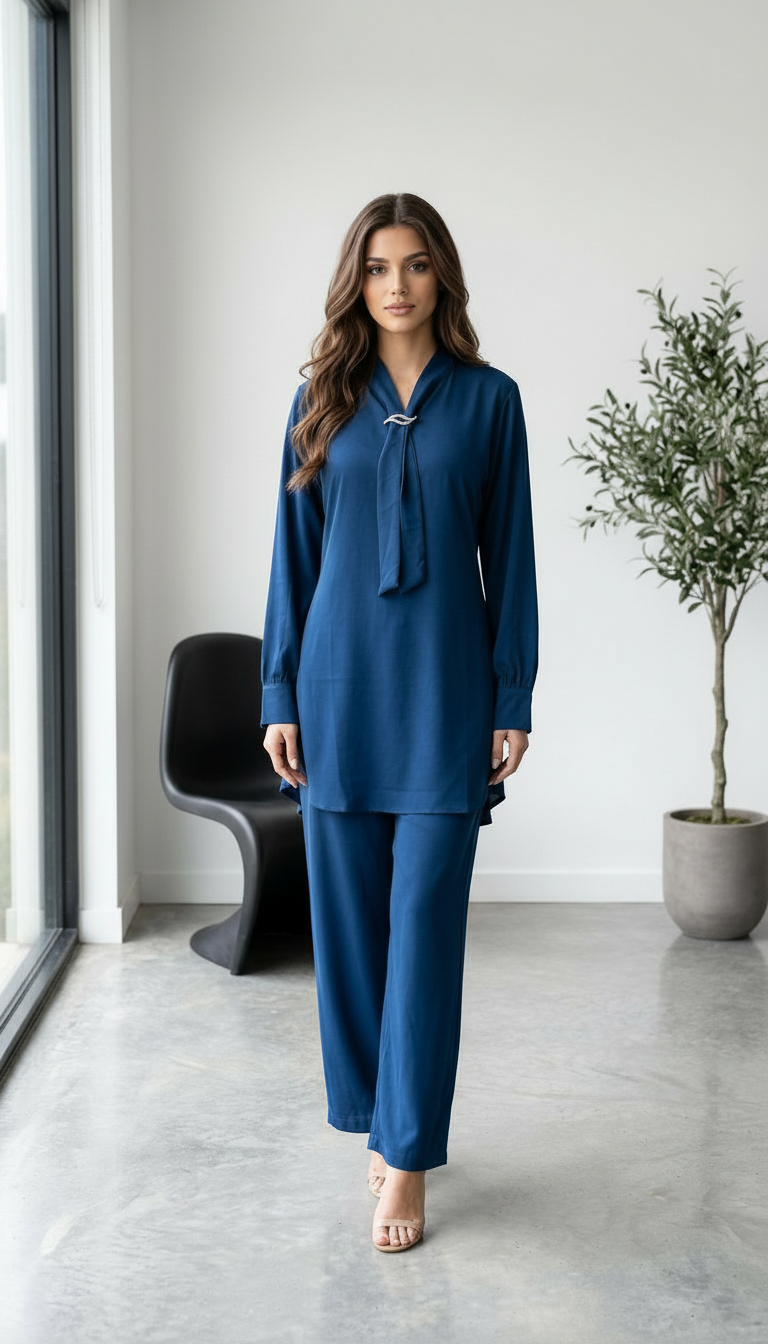 Blue Tunic Cordset