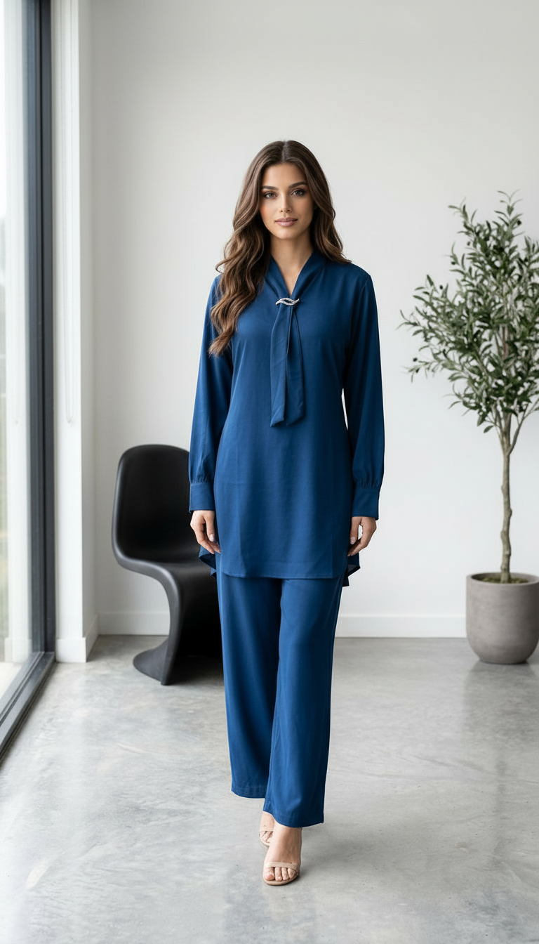 Blue Tunic Cordset view 4