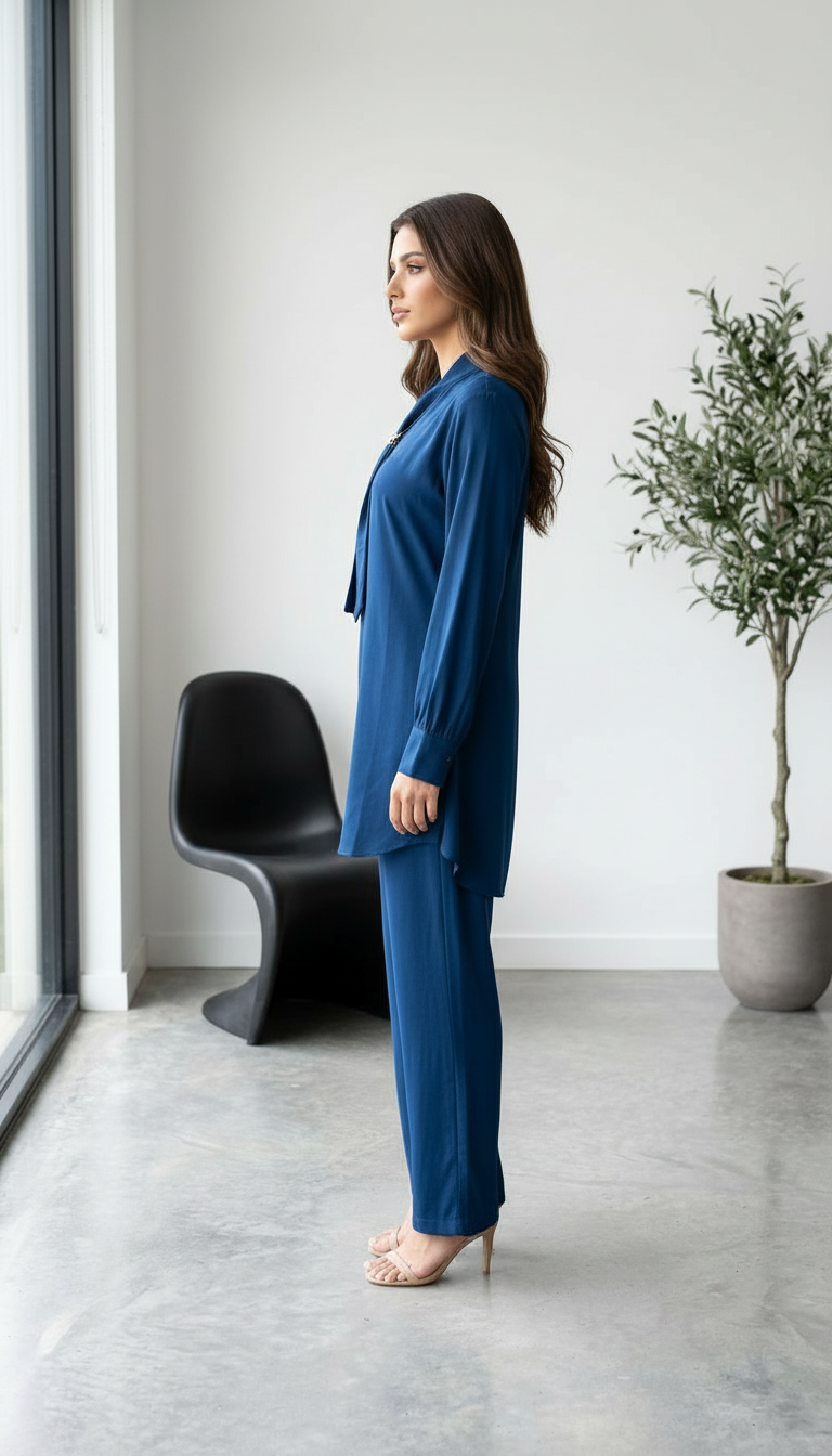 Blue Tunic Cordset view 3