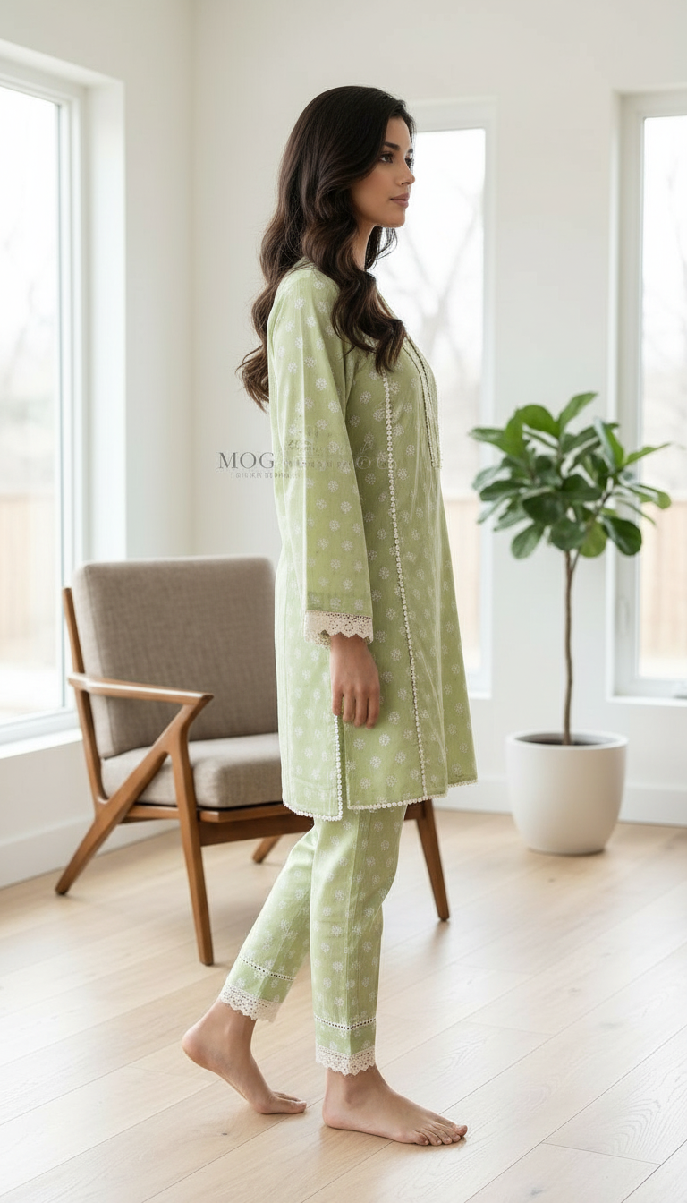 Mogchea Embroidered Kurta Set view 2