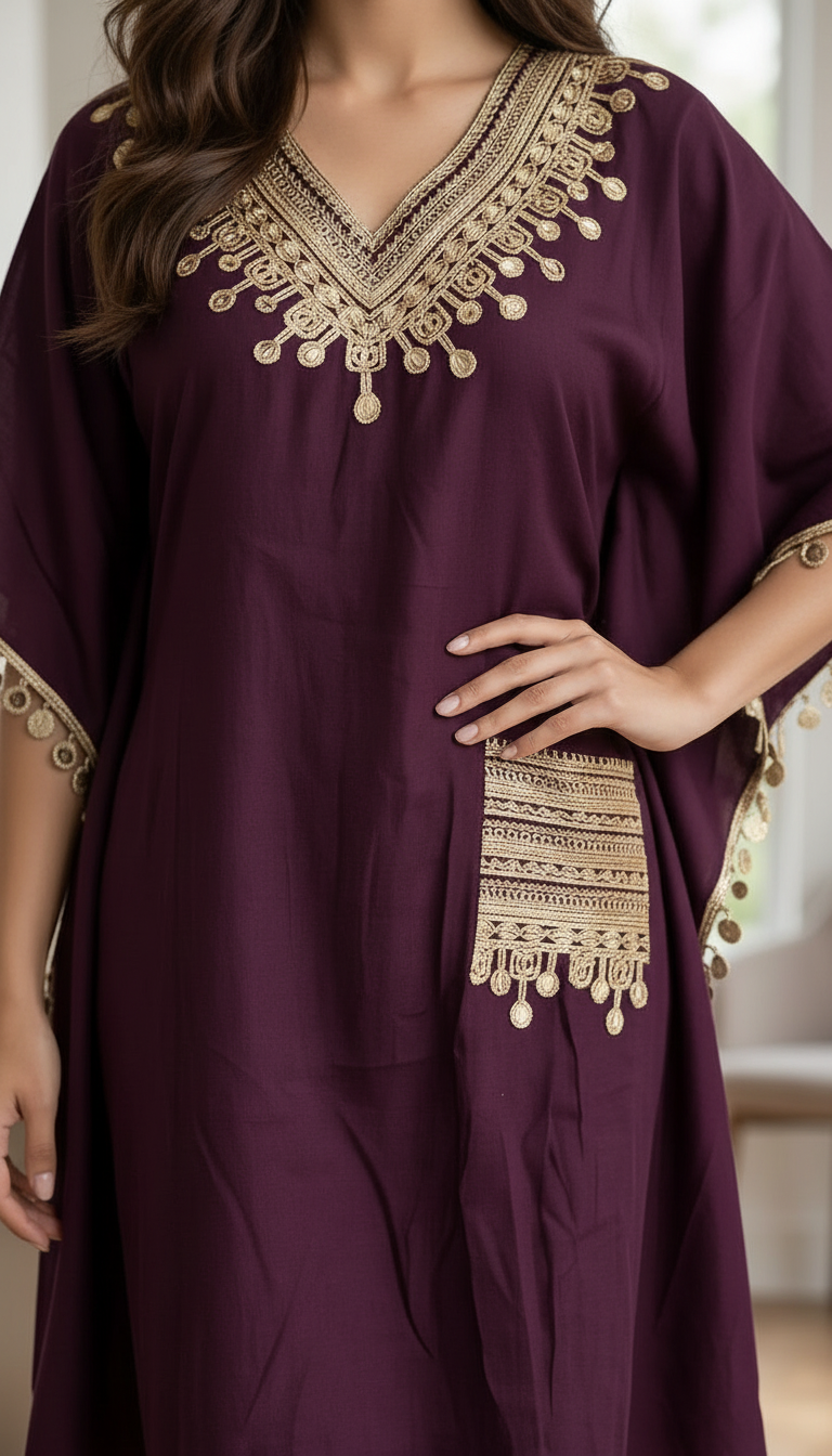 Traditional Kaftan Kurta Set view 2