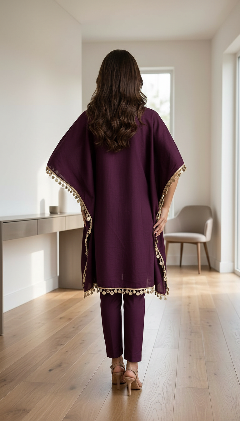 Traditional Kaftan Kurta Set view 5