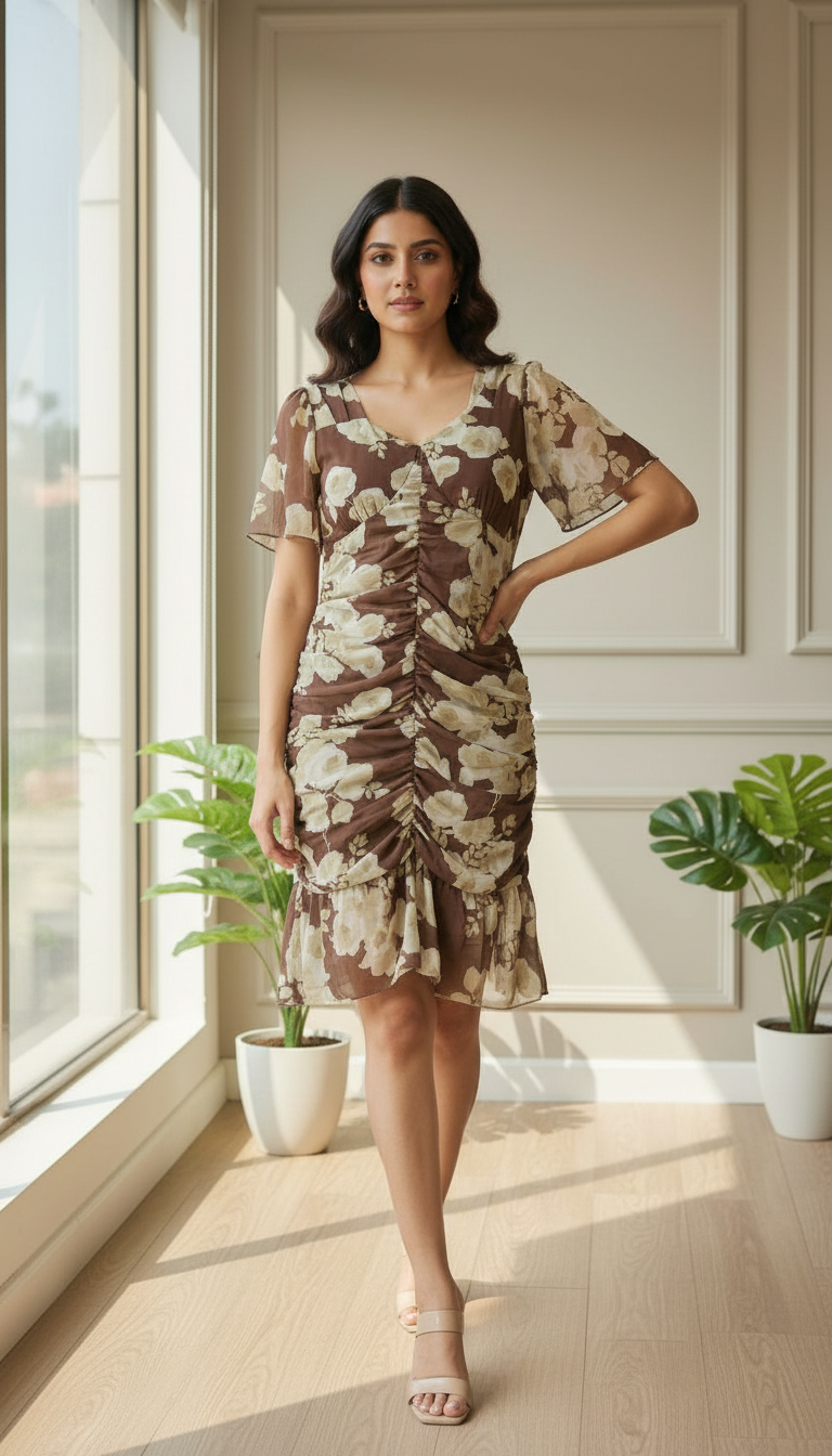 Floral Messi Dress view 4