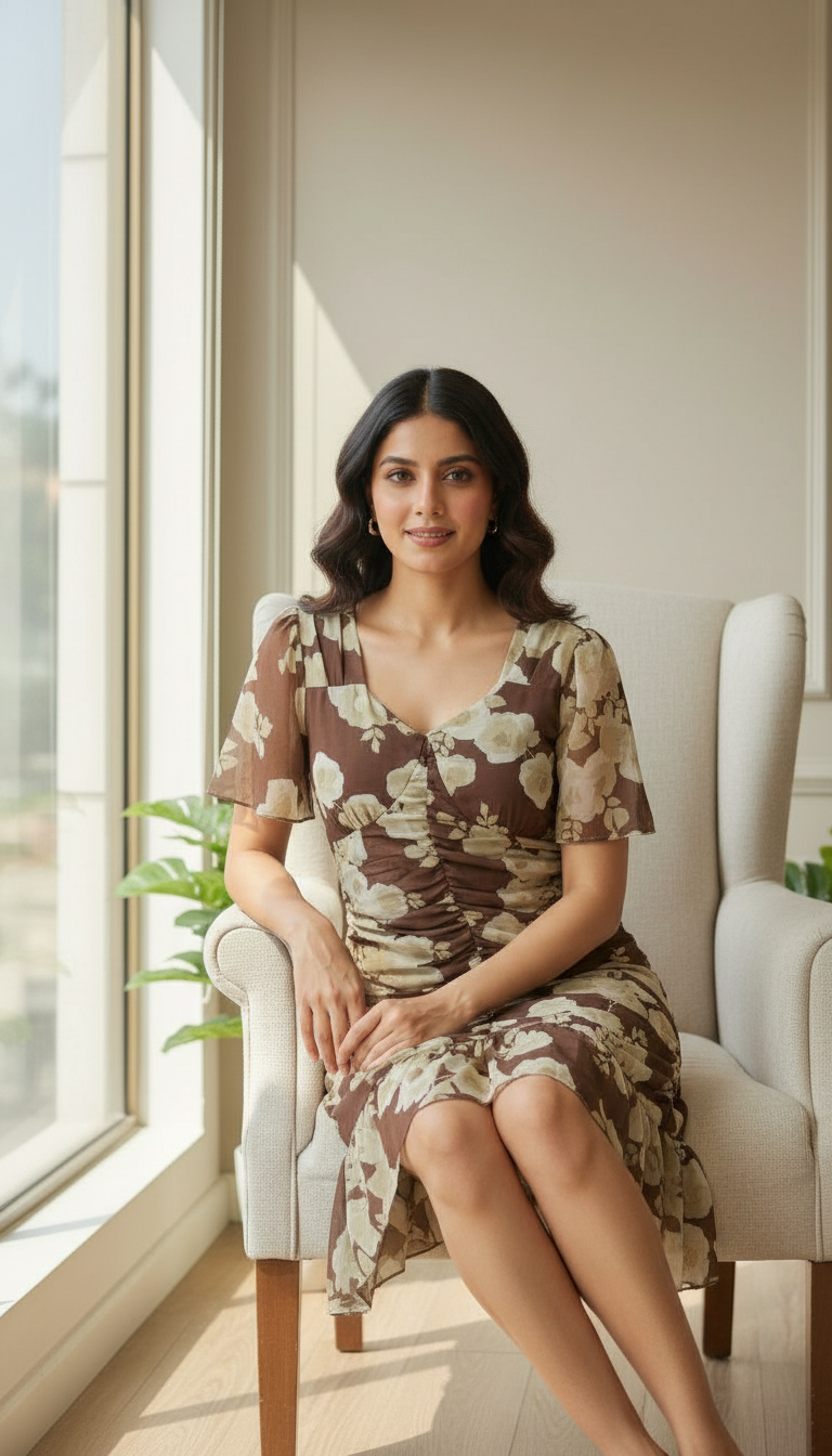 Floral Messi Dress view 5