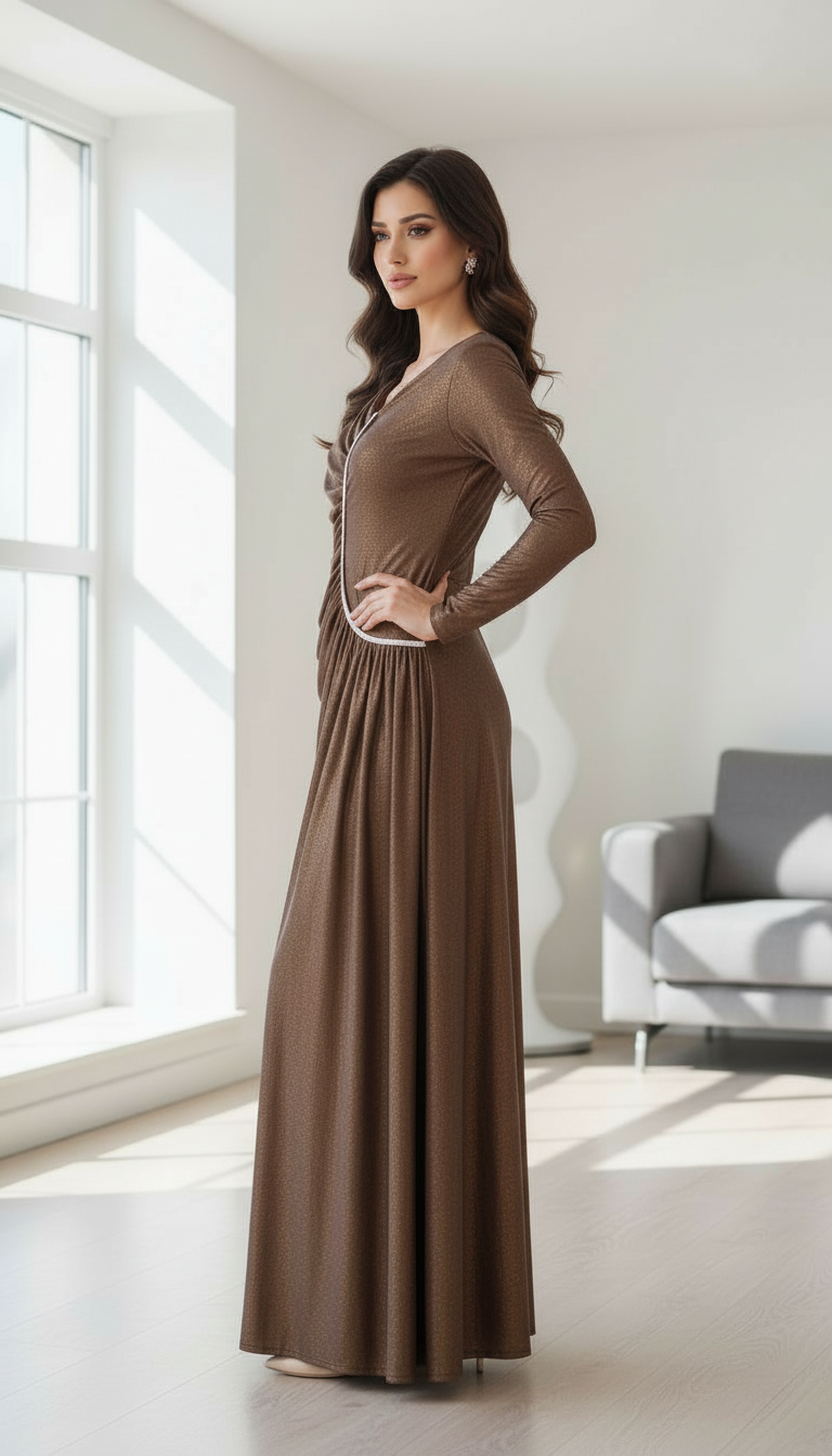 Elegant Long Evening Dress view 3