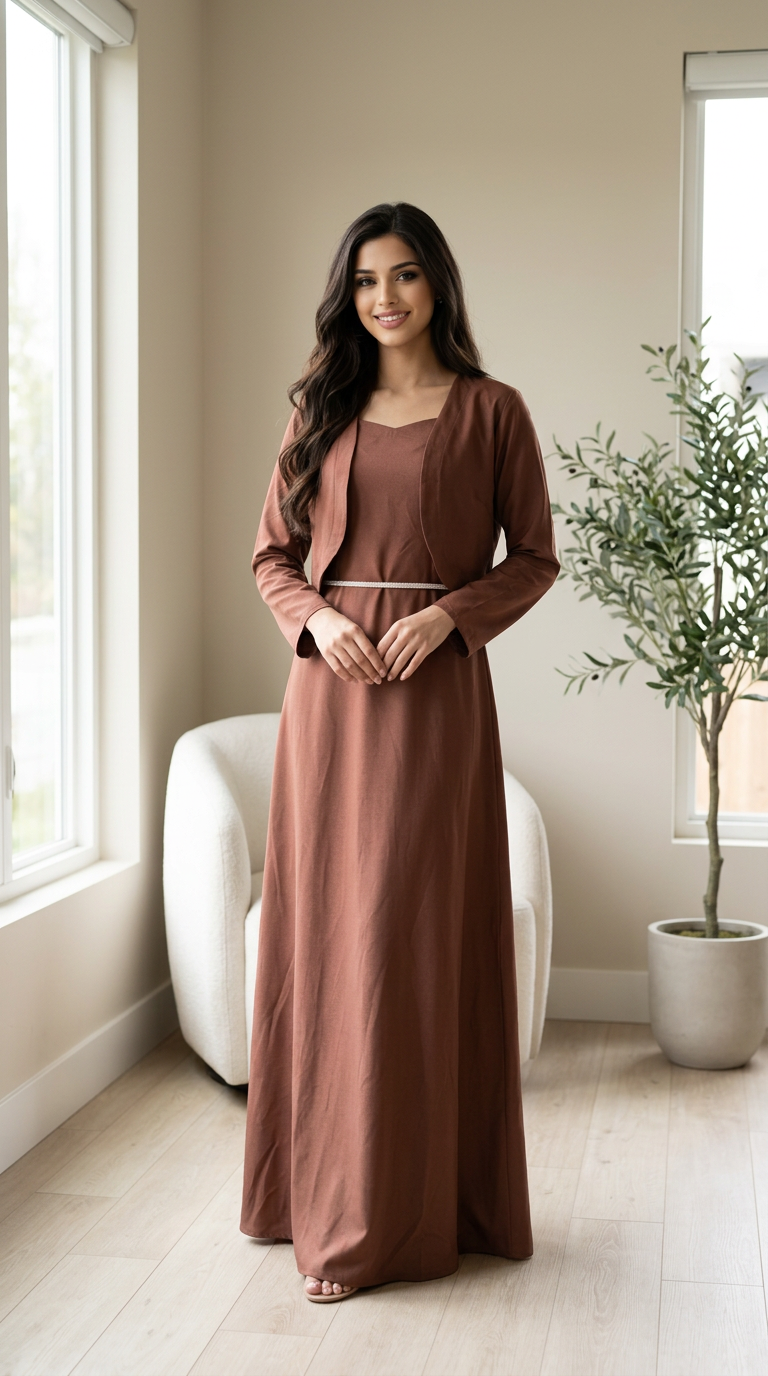 A-line Long Dress view 5