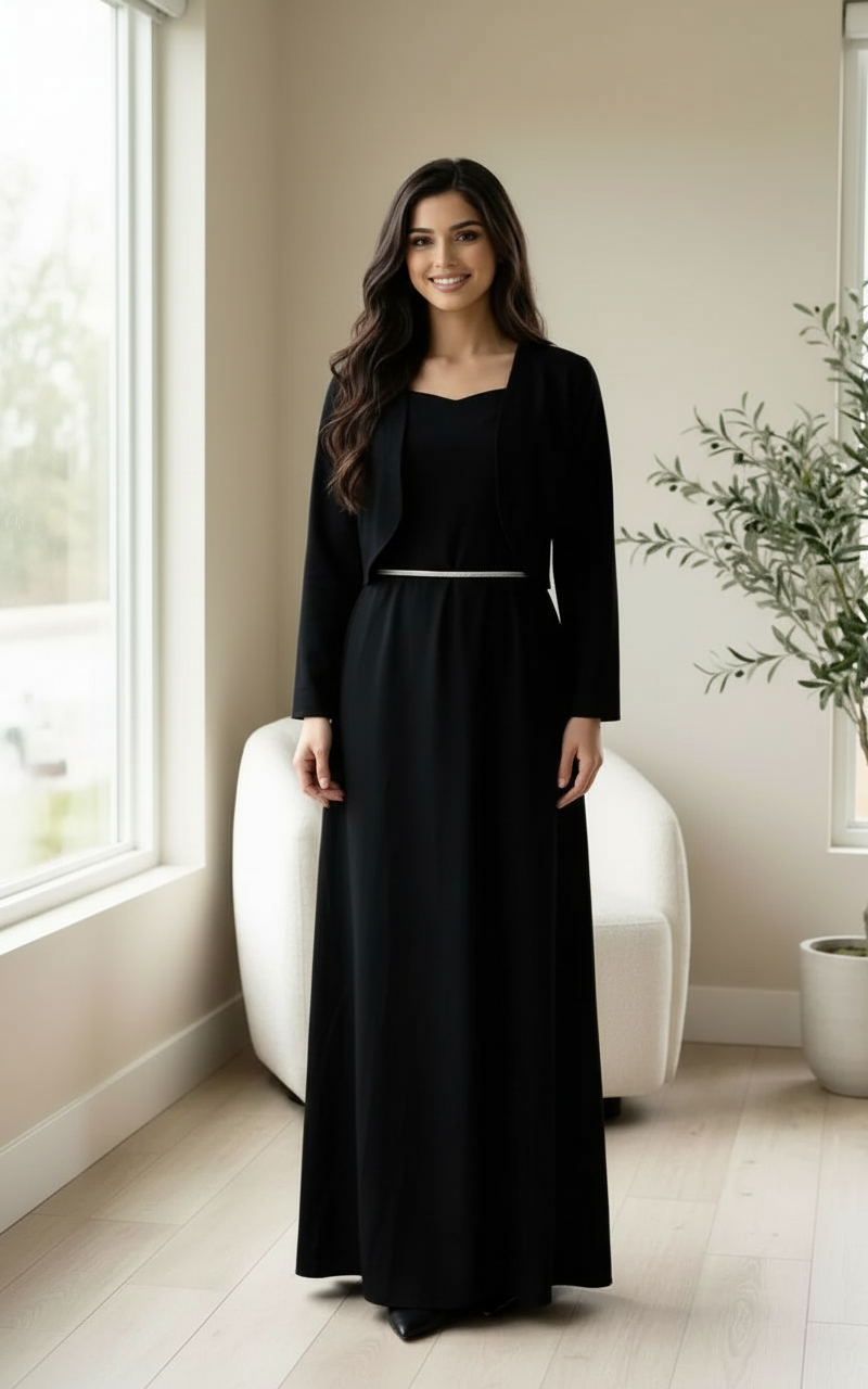 A-Line Long Dress view 4