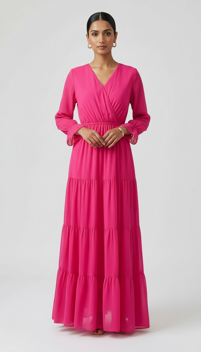 Tiered Long Maxi Dress
