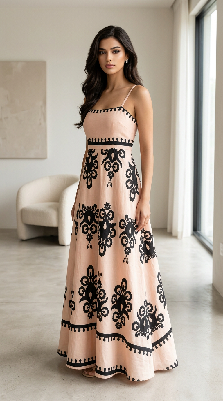 Straps Flowy Dress view 6