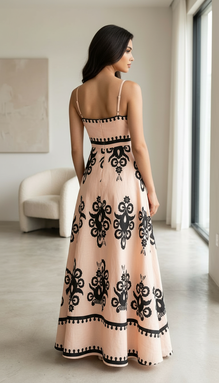 Straps Flowy Dress view 5