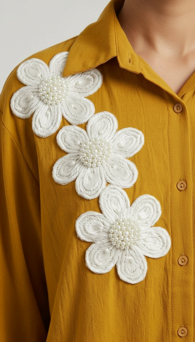 Floral Embroidered Co-Ord Set view 2