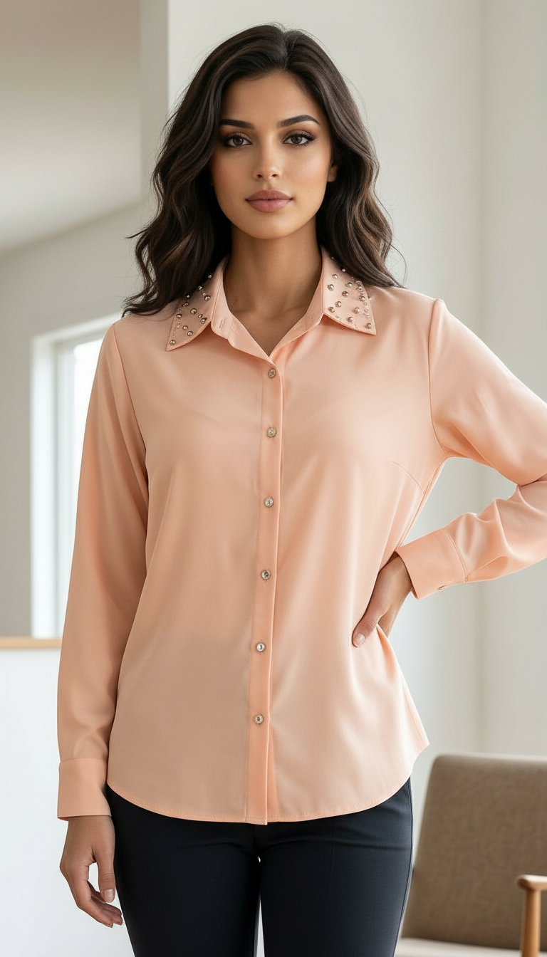 Stone Collar Work Shirt view 3