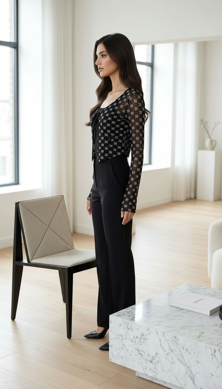 Korean Top With Black Inner view 5