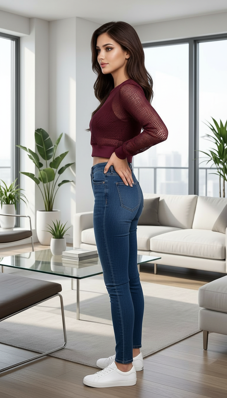 Crosia Top And Attach Inner Crop Top view 3
