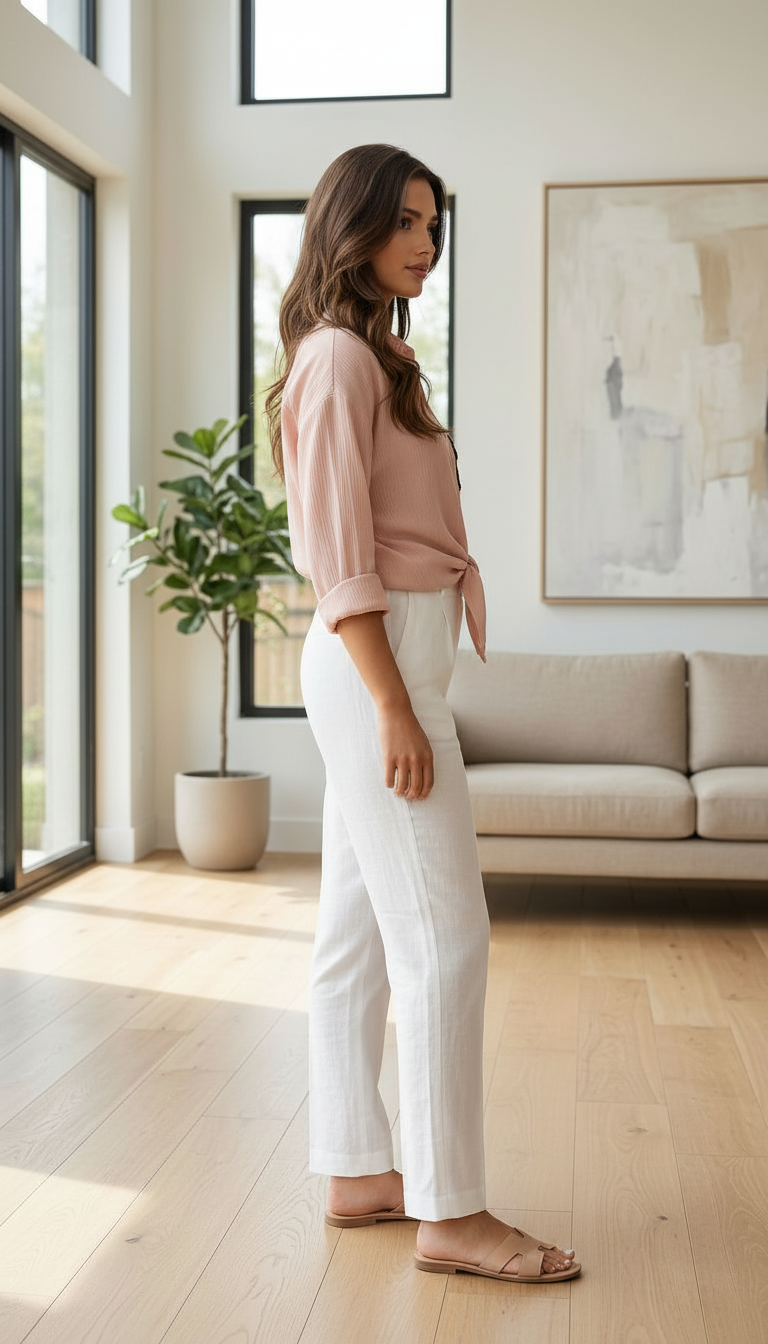 Chic Button-Up Top view 5