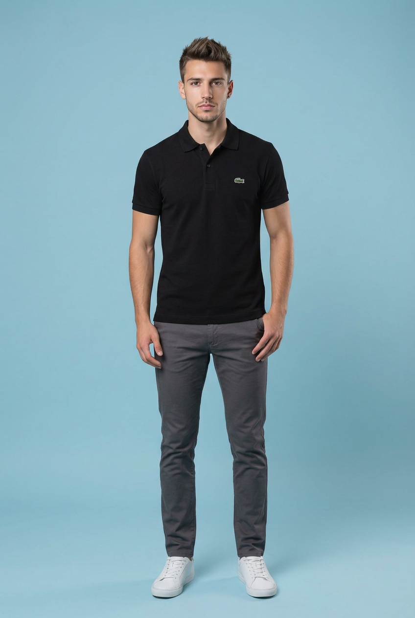Lacoste Polo Shirt Black view 7