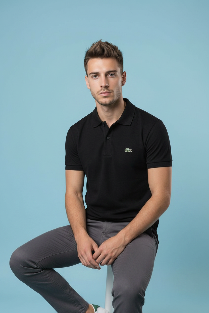 Lacoste Polo Shirt Black view 6