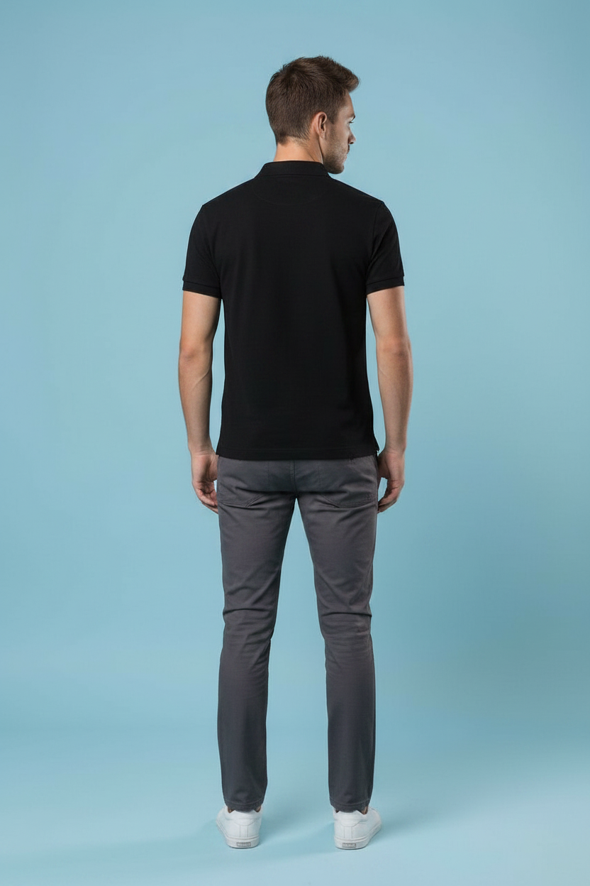 Lacoste Polo Shirt Black view 4