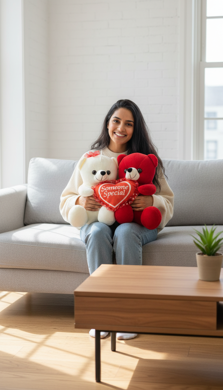 Plush Teddy Bears Set view 4