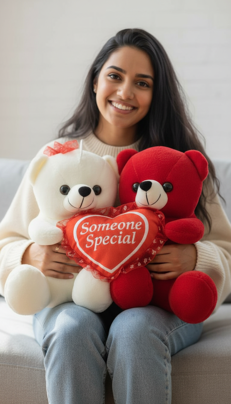 Plush Teddy Bears Set