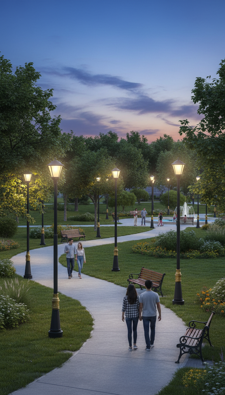Elegant Outdoor Street Lights