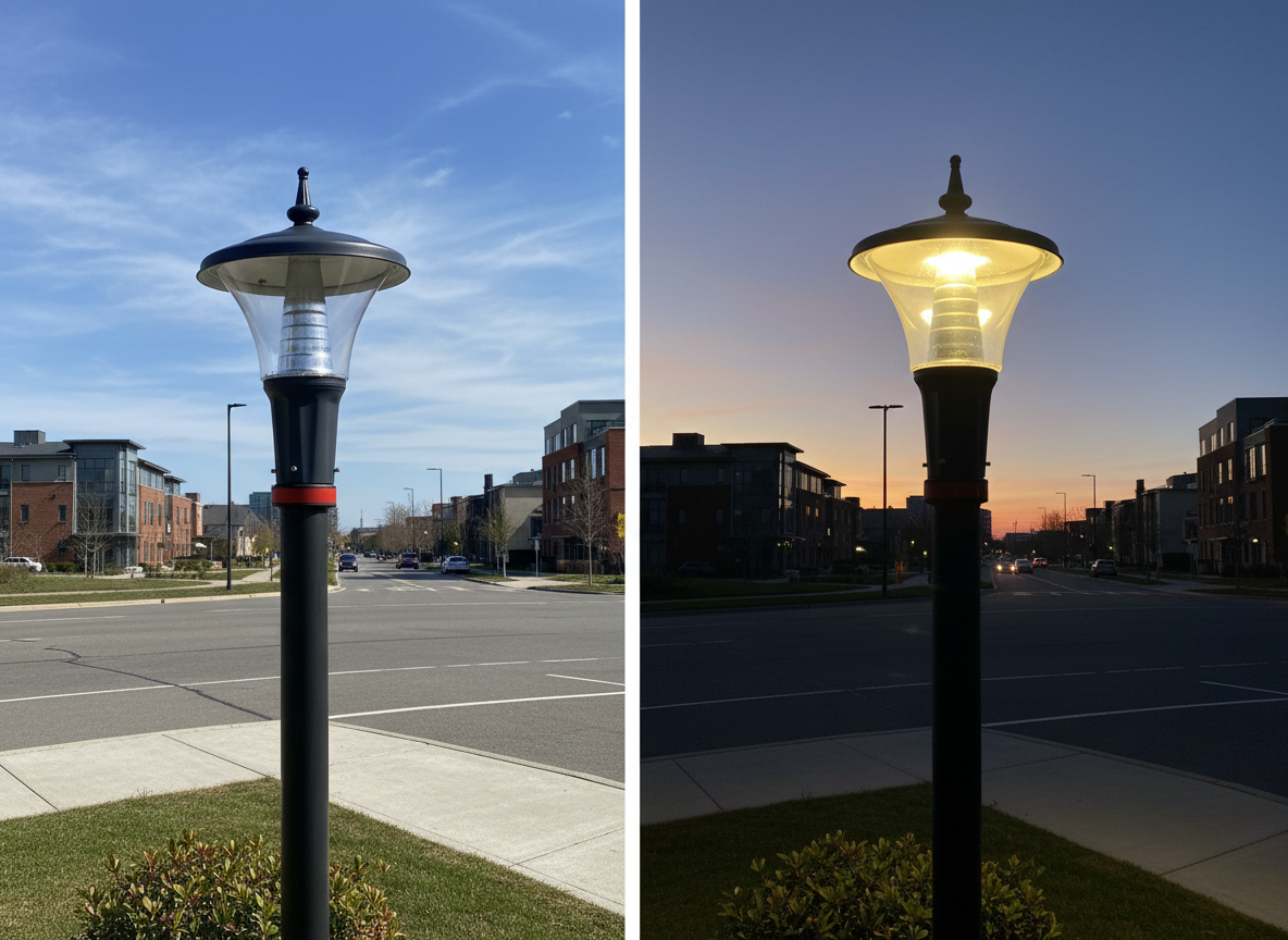 Outdoor Post Top Light 12W - 15W.