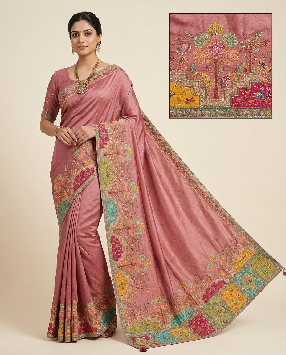 Pashmina Saree