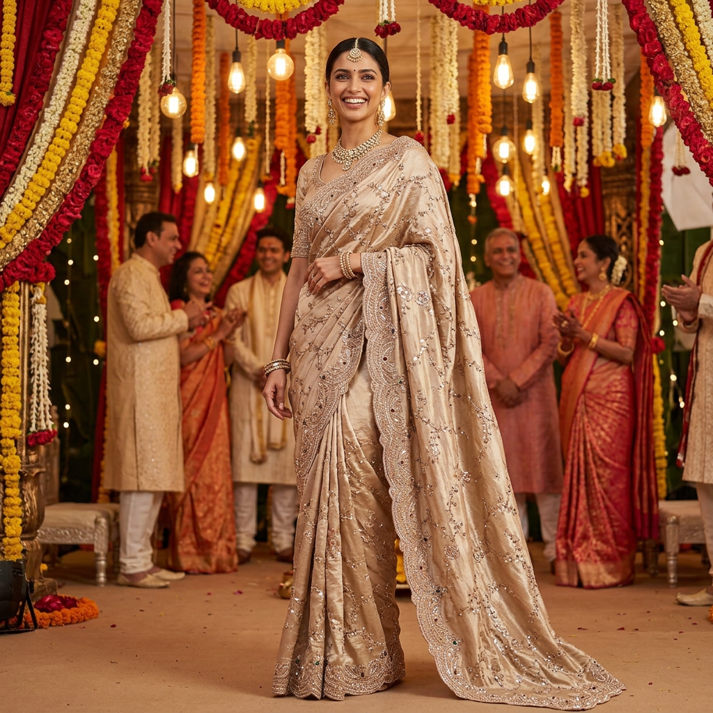 Embellished Saree