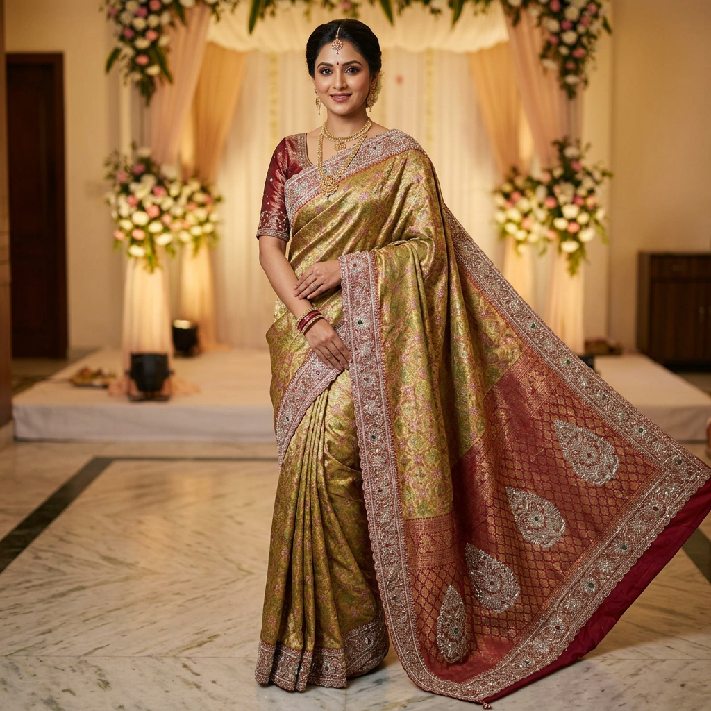 Elegant Silk Saree ✨