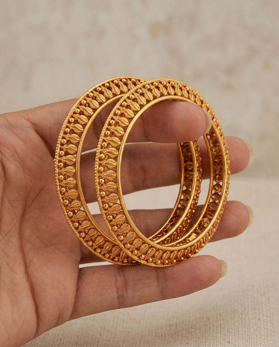 Gold Bangles view 2