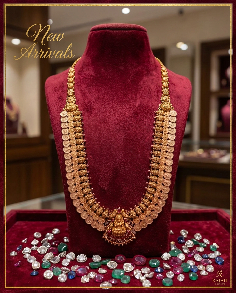 Rajah Temple Coin Necklace view 2