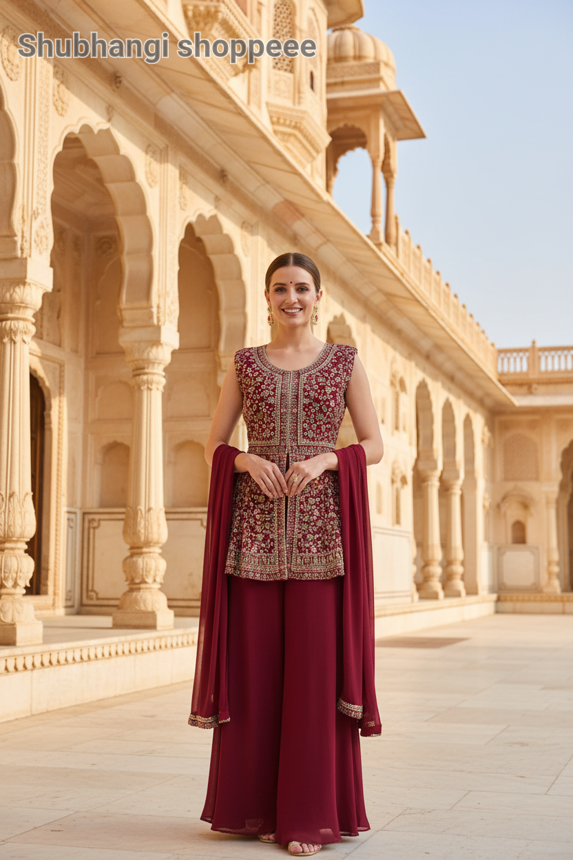 Rani Pink Indo Western