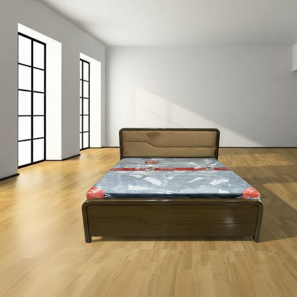Wooden Storage Bed -