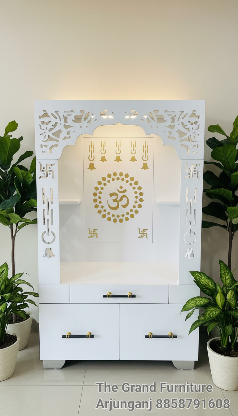 Ornate Mandir Wooden 4x2.5 - Complete Wooden