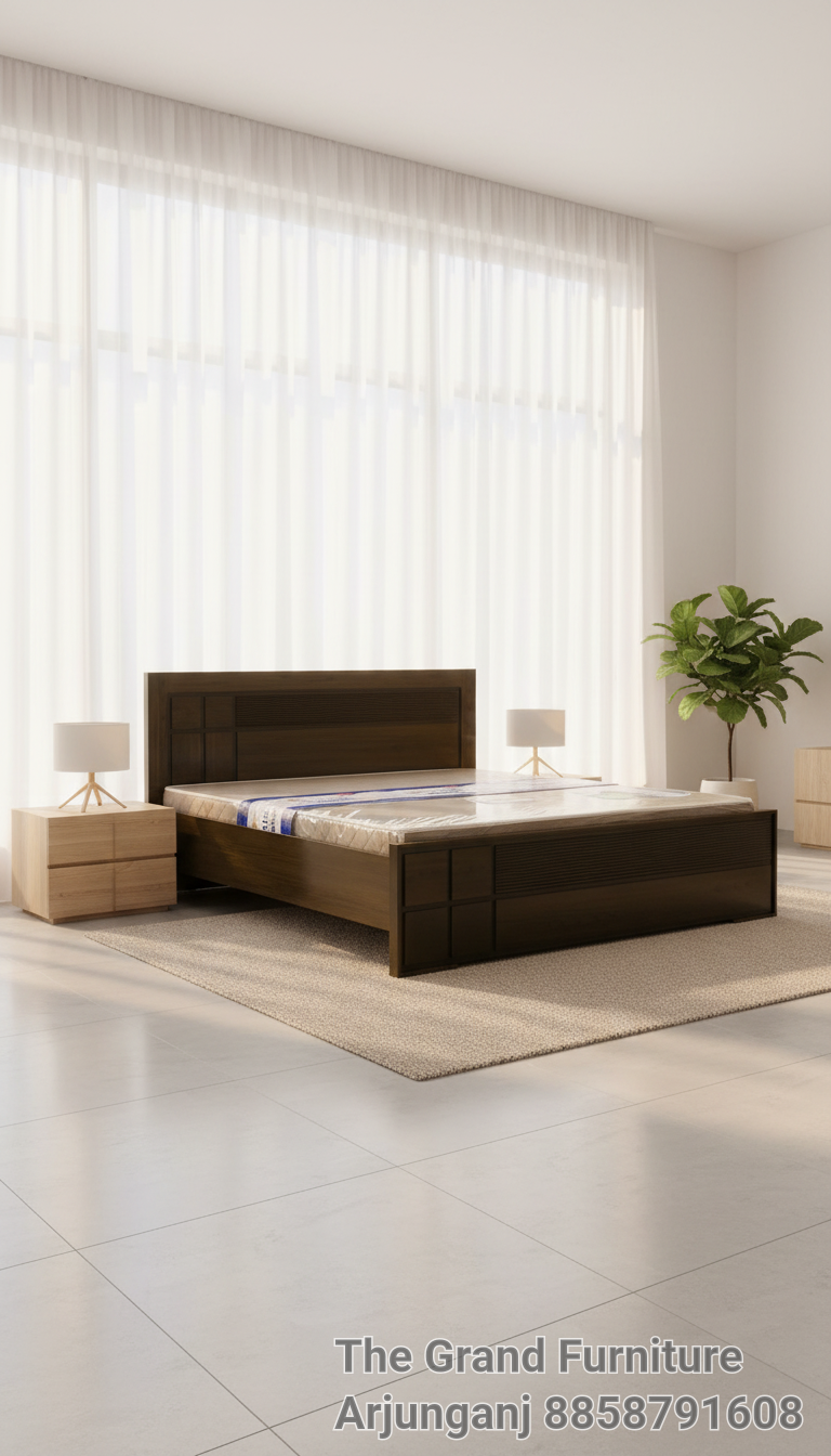 Wooden Bed King Size Pure Wood