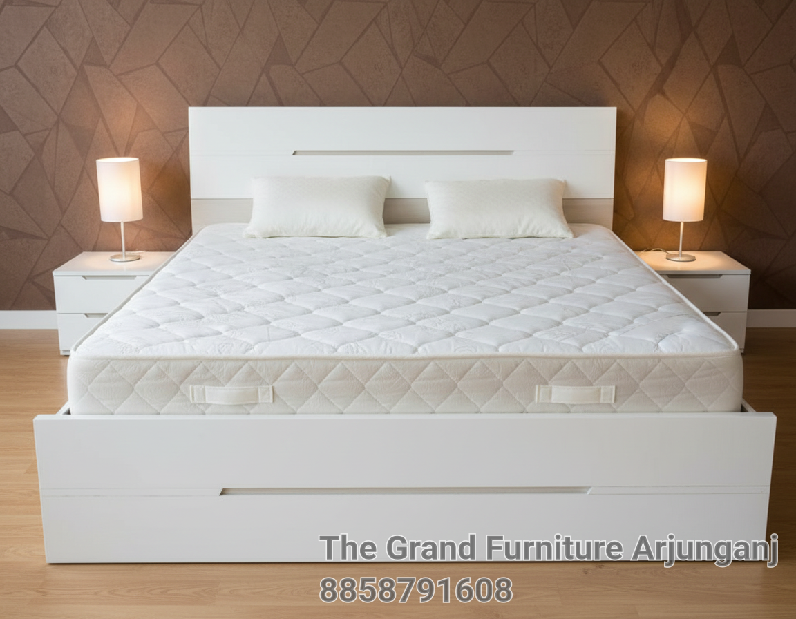 Modern White Bed