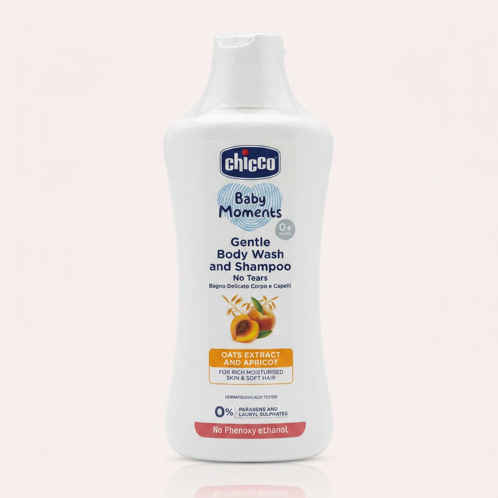 Chicco Baby Moments Gentle Body Wash and Shampoo