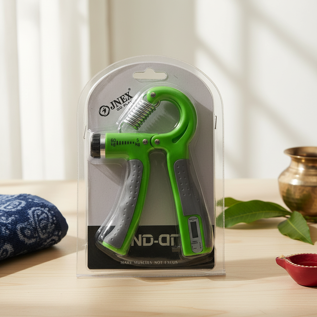JNEX Hand Grip Strengthener with count
