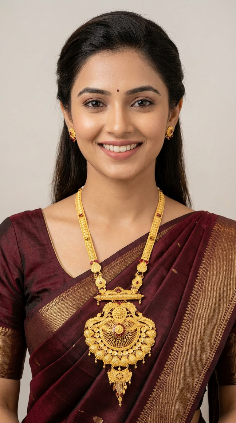 New Palak Jewellers Gold Necklace view 2