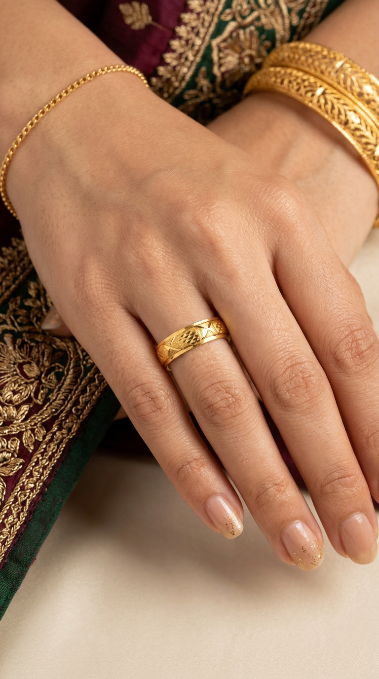 New Palak Jeweller Gold Ring view 2