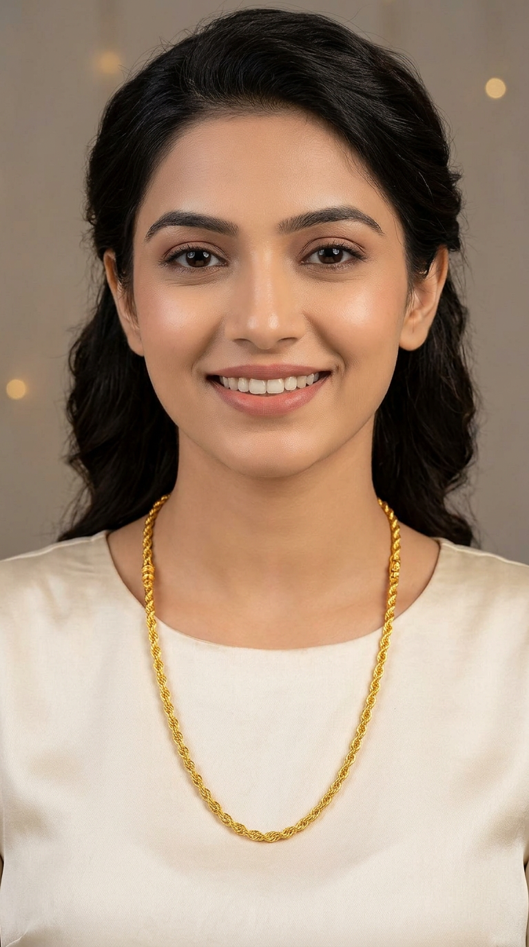 New Palak Jewellers Gold Chain view 2