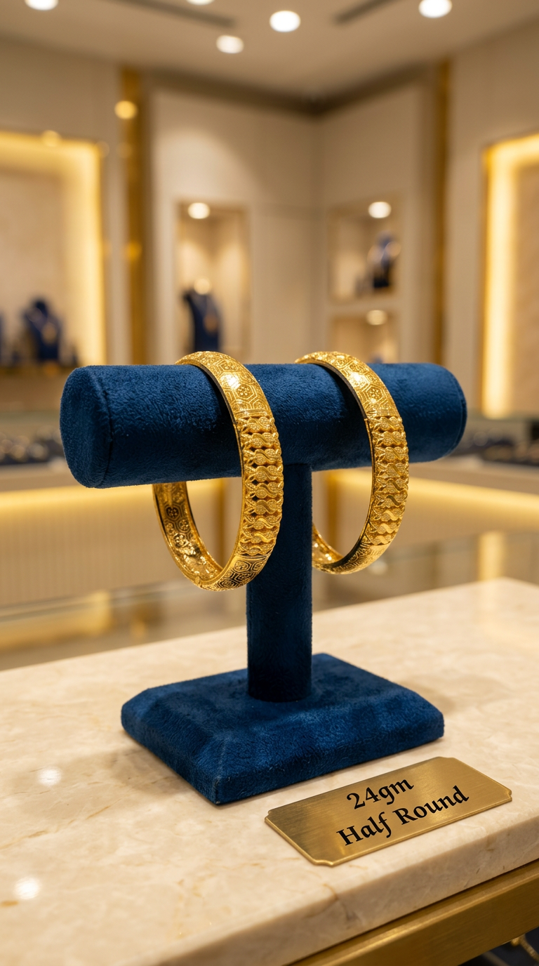 24gm Gold Bangles