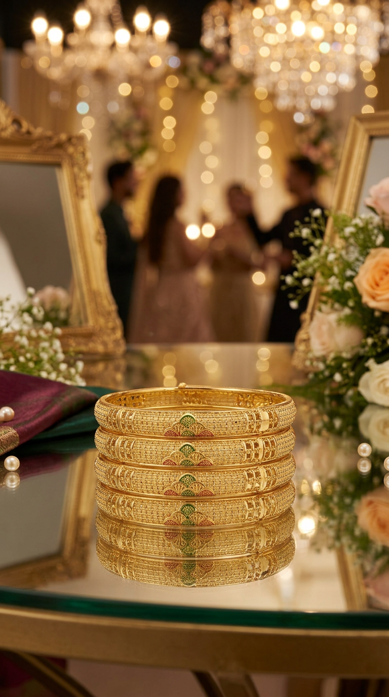 Elegant Gold Bangles