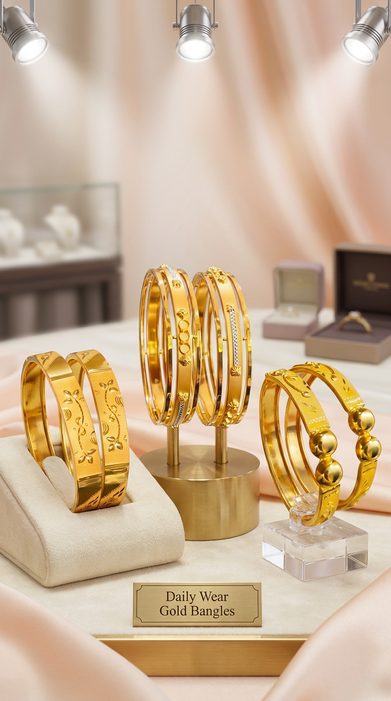 Daily Wear Gold Bangles